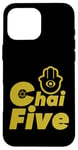 iPhone 16 Pro Max Hamsa Hand Chai Five Jewish Star Of David Hebrew Good Luck Case