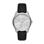 Emporio Armani Men's Analog Automatic Watch with Leather Strap AR60077