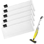 5-pack Karcher ångrengöringsdynor, Karcher ångrengöringstillbehör, kompatibla med Karcher Easyfix Sc2 Sc3 Sc4 Sc5-serien Karcher ångrengörare Cl