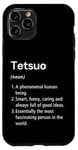 Coque pour iPhone 11 Pro Tetsuo Définition du nom Dictionnaire amusant