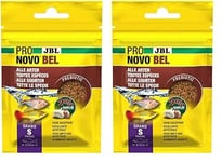 JBL PRONOVO BEL Grano, Aliment de Base pour Tous Poissons d'Aquarium de 3-10 cm, Granulés pour Poissons, Taille S, 20 ML (Lot de 2)