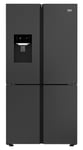 Beko 569L Quad Door Ice & Water Refrigerator BFR569DDX