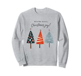 Winter Magic Christmas Joy Boho Xmas Christmas Tree Sweatshirt