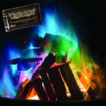 Mystical Happy Fire Dust Camping Changing Flames Colourful Log Pit Outdoor Burn