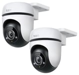 TP-Link Tapo C5002 1080p Smart Wi-Fi Outdoor Cam CCTV 2 Pack