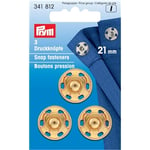 Prym tryckknappar 21 mm Guldfärgad