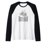 Batman Knight Sketch Manche Raglan