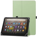 HoYiXi Étui Universel pour 9-10.1 Pouces Tablette Fire HD 10 2021/2023 & Fire HD 10 Plus 2021/2023 avec Support et Dragonne Housse de Protection pour 9"-10.1" Samsung Lenovo Android Tablette - Vert