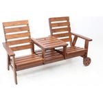 Eden Wood DuoJa EW 0901-8 Loungesoffa Svart