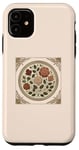 Coque pour iPhone 11 Rose florale botanique, style bohème minimaliste, roses d'amour