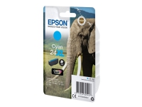 Epson 24XL - 8.7 ml - XL - cyan - original - blære med RF-alarm - blekkpatron - for Expression Photo XP-55, 750, 760, 850, 860, 950, 960, 970 Expression Premium XP-750, 850