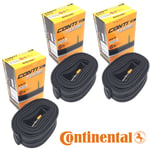 26" Continental Inner Tube 26 x 1.75 - 2.5" 42mm Presta Valve Inner Tubes x 3