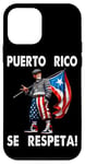 Coque pour iPhone 12 mini Drapeau de Porto Rico Se Respeta Abuelo Boricua