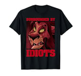 Disney The Lion King Scar Surrounded By Idiots Poster T-Shirt