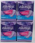 40 x ALWAYS DISCREET SENSITIVE BLADDER LONG PADS (4 X PACKS OF 10)