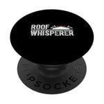 Roofer Whisperer Réparation de toiture en bardeaux PopSockets PopGrip Adhésif