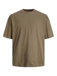 JACK & JONES Jjebradley T-Shirt SS Noos Pantalon de Jogging, Taupe, L Homme