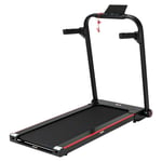 Folding Treadmill Electric w/ Wheels Home for Running Gym Jogging Fitness Uk