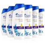 Head & Shoulders Argan Oil Shampoo Supreme Damage Repair Shampoo 6 x 400 ml, Six Pack