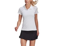 adidas Club Polo - Women's T-Shirt, Womens, Polo, GQ1178, White/gridos, XL