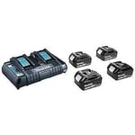 0088381463164 MAKITA POWER SUPPLY KIT 18V (BL1850Bx4+DC18RD) MAKPAC