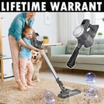 Cordless Vacuum Cleaner Portable 6-IN-1 Stick Handheld Carpet Pet Hair Car Floor