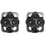 Exustar E-C05F EPS-M & Shimano MTB SPD Cleats, Pair, Black