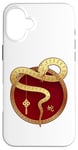 iPhone 16 Plus Zen Taiji Lucky Money Red Pocket Snake Year Pj ART ON BACK Case