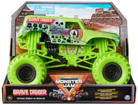 Monster Jam, Official Grave Digger Monster Truck, Collector Die-Cast Vehicle, 1:24 Scale, Kids’ Toys for Boys and Girls Aged 3 and up