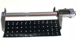 Autocollant étiquette AZERTY français pour clavier pc portable (5.5mm)