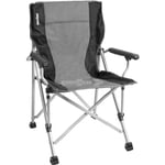 Sturdy Brunner Raptor FOLDING CAMPING CHAIR Grey black Outwell Kampa STEEL FRAME