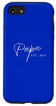 iPhone SE (2020) / 7 / 8 Simplistic Amazing Papa Established 2016 for Dads Fathers Case