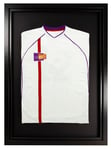 Standard Mounted Sports Shirt Display Frame with Black Frame and Black Inner Frame 50 x 70cm