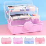 Foldable Hairpin Storage Box Plastic Card Toy Storage Box  Children Girls