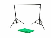 Background Kit Chromakey Green Screen Fabric 3x6m