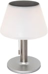 Lampe Solaire ?20 Cm H28 Cm Lampe De Table Led Sans Fil Blanc Chaud 3 Niveaux D'¿¿clairage Avec Capteur Et Batterie Int¿¿rieur/Ext¿¿rieur Blanc