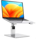 Babacom Support Ordinateur Portable, Support PC Portable Aluminium 8 Hauteur Ajustable, Ergonomique Laptop Stand Compatible avec MacBook, Air, Pro et Plus d'Ordinateurs Portables 10 à 16 Pouces