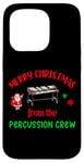 Coque pour iPhone 15 Pro Joyeux Noël de la part du musicien Xylophone Crew Band