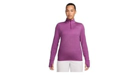 Haut 1 4 zip nike swift uv violet femme