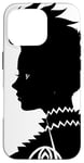 Coque pour iPhone 16 Pro Fantasy Post Punk Celtic Tribal Art Batcave Girl Gothique