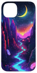 iPhone 14 Plus Mystic Crescent River Night Landscape Case