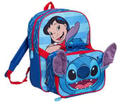 Lilo and Stitch Backpack with Lunch Bag for Kids School Bag 2 Piece Matching Insulated Lunch Set