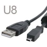 Kodak U-8 USB CABLE Compatible For Kodak Digital Camera Easyshare Cameras Below