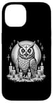 iPhone 14 Sacred Satanic Owl with Candles | Dark Ritual Owl Witchcraft Case