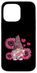 iPhone 14 Pro Max Leopard Gnome Sunflower and Pencil Valentines Day Teacher Case