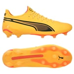 PUMA King Ultimate Fg/ag Forever Faster - Sun Stream/svart/rosa, storlek 43