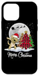 Coque pour iPhone 12 mini Dabbing Arbre de Noël amusant avec chien Golden Retriever