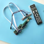 Kit pour écran LCD LED 17.3 ""40 broches LVDS USB HDMI VGA, panneau de commande à distance (TL)(C4), carte de pilote 1600x900 TV AV