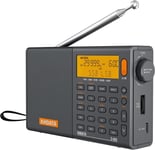 XHDATA D-808 Portable Digital Radio FM stereo/SW/MW/LW SSB RDS Air Band Multi