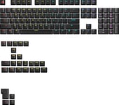 Glorious Glorious Gpbt Backlit Keycaps, Ansi Layout (Us), Pbt, Dye-Sub - Schwarz